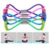 Резинка для йоги, фитнеса, горячего сопротивления, 8 слов, расширитель груди, веревка для тренировки мышц, резиновая эластичная тренировка для спортивных упражнений