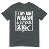 I Love One Unisex Several Guns Husband Funny Gun Tshirt