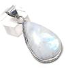 Moonstone Gemstone 925 Sterling Silver Jewelry Pendant 1.97"