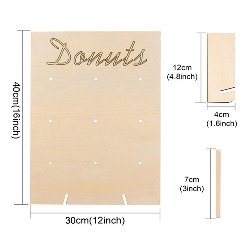 1 Набор Подставка Изысканная Деревянная Настольная Доска пле Украшение Подставка для Пончиков для Свадебной Вечеринки Домашней Сцены