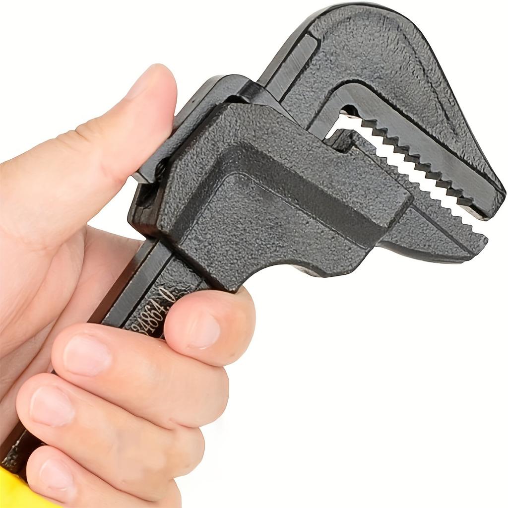 Adjustable Hand Multi-function Spanner Plumbing Wrench F Type Large Opening Manual Tools Spanner F Type Pipe Repair Tools