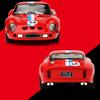 Масштаб 1/32 Ferrari 250 GTO супер спортивный автомобиль литая модель автомобиля металл классика любовь коллекция украшения подарки на день рождения с парнем мальчик