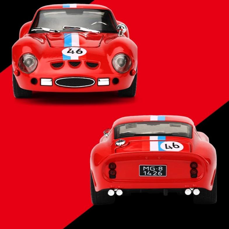 Масштаб 1/32 Ferrari 250 GTO супер спортивный автомобиль литая модель автомобиля металл классика любовь коллекция украшения подарки на день рождения с парнем мальчик
