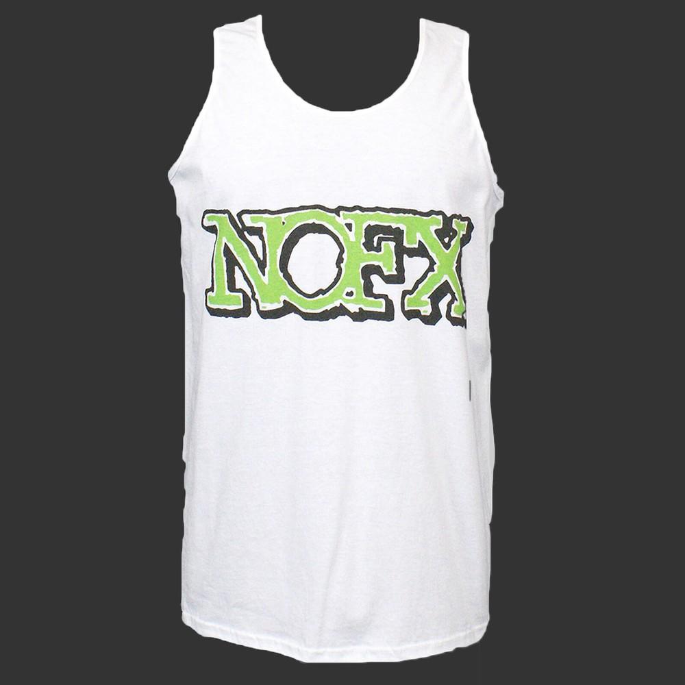 NOFX Хардкор Панк-рок ФУТБОЛКА топ без рукавов унисекс белый S2XL Унисекс Футболка