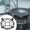 Cast Iron Wok for Gas Cooker Stovetop Stand, Milk Pot Holder Small Saucepan