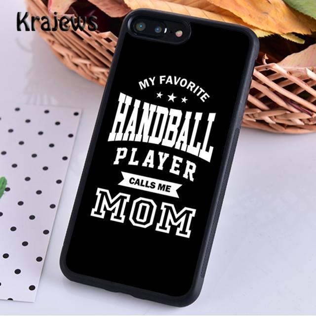 Krajews Handball Mom Player Handballer Mother Phone Case Cover For iPhone 17 Air 16 15 14 plus 11 12 13 pro max