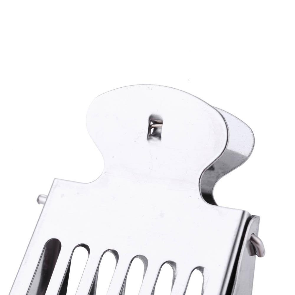10Pcs Stainless Steel Queen Bee Clip Silver Queen Bee Cage Easy to Use Queen Bee Catcher Apiculture