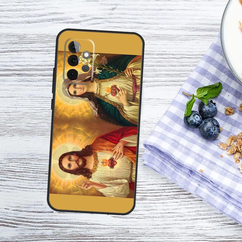 Virgin Mary And Jesus Case For Samsung Galaxy A52 A53 A16 A26 A36 A56 A55 A35 A15 A32 A12 A33 A13 A14 A34 A54 A17