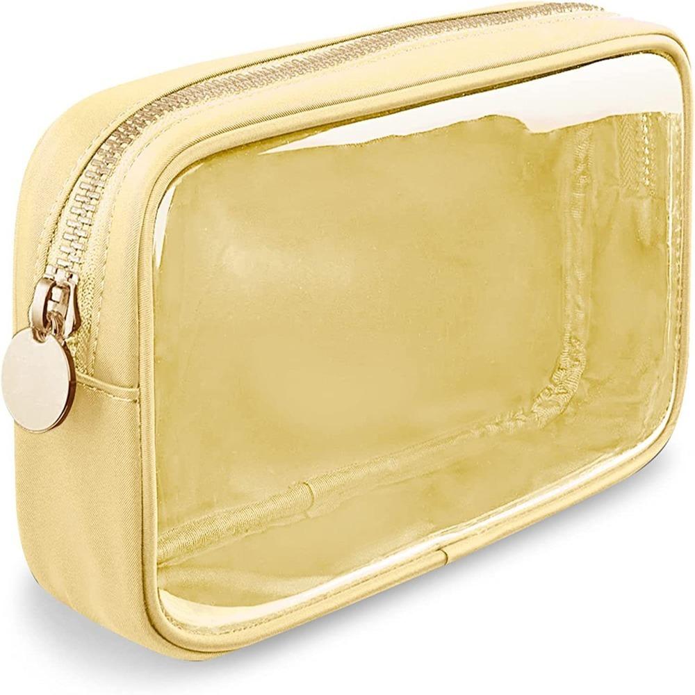 Transparent Nylon Makeup Bag Travel Bag Wash Bag Cosmetics Zipper Bag Makeup Storage Box Ladies and Girls