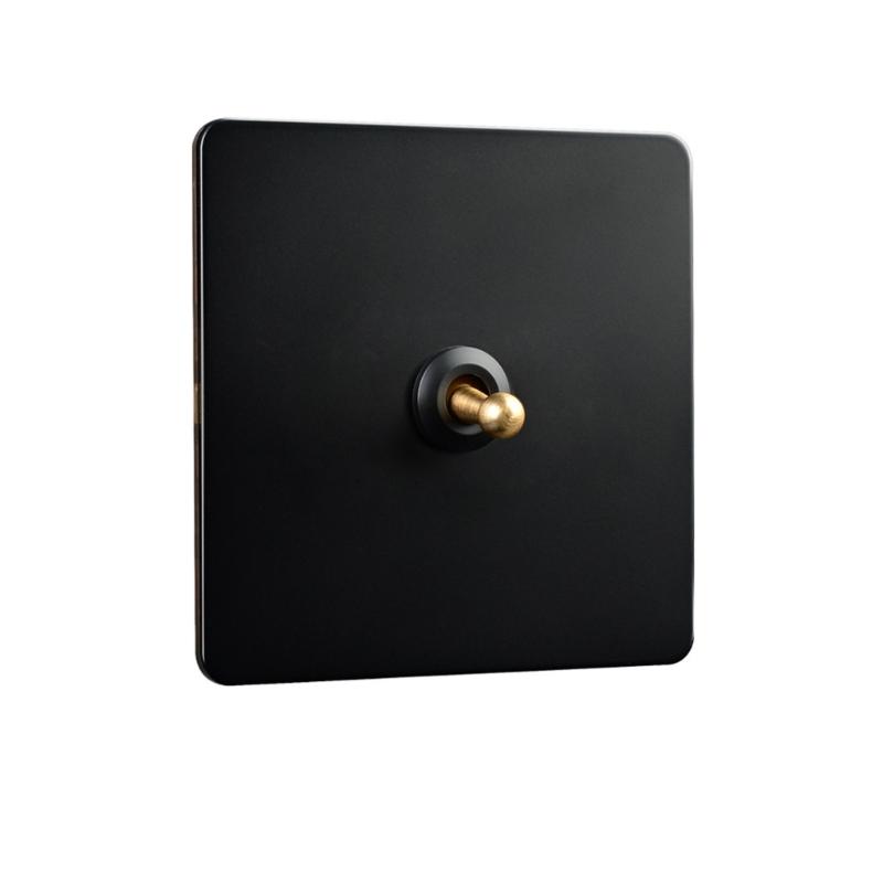 Industrial Style Toggle Switches Panel 86 Type Fireproof Construction Wall Switches for Hotel Factory Setting Use