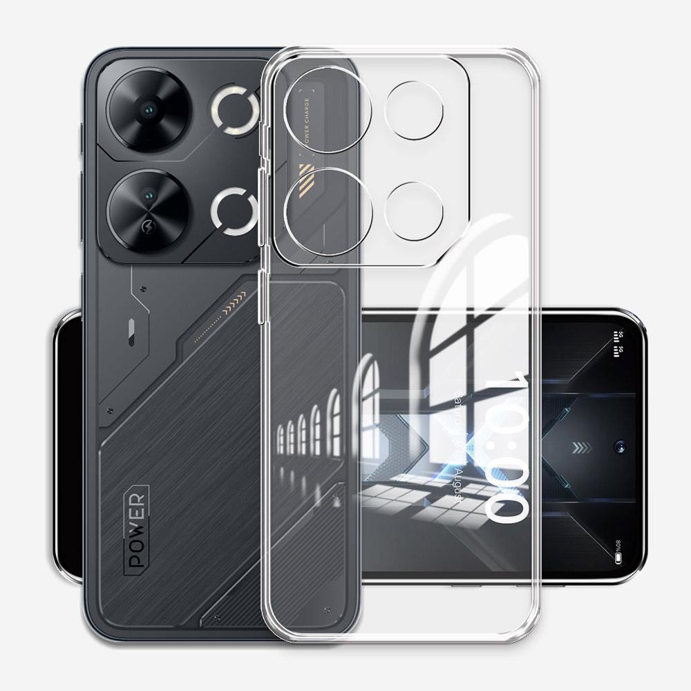 Для Itel P65 Чехол Прозрачный Мягкий Силиконовый Бампер Чехол для Телефона Для ITEL P65 P 65 ITELP65 Модный Прозрачный Ударопрочный Новый Задний Чехол