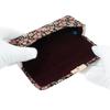Inden Glasses Case Deerskin Kaguwa Rose Petite Black X White Pink Lacquer 8407 [Indenya]