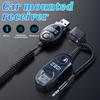 Беспроводной FM-передатчик Bluetooth 5.3 Автомобильный аудиопередатчик USB-питание Bluetooth-аудиоприемник MP3-плеер Автомобильный комплект Handsfree