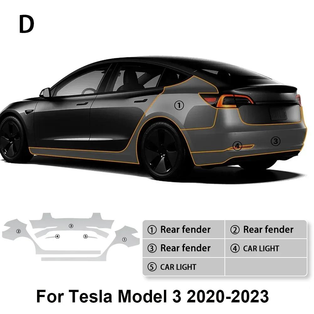 For Tesla Model Y 3 Car Sticker 2020-2025 Paint Protection Film Clear Bra PPF Anti Scratch PreCut Car Body Film Cover