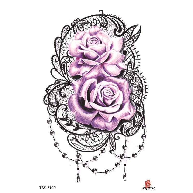 Водонепроницаемый набор тату-наклеек на всю руку с тотемными символами