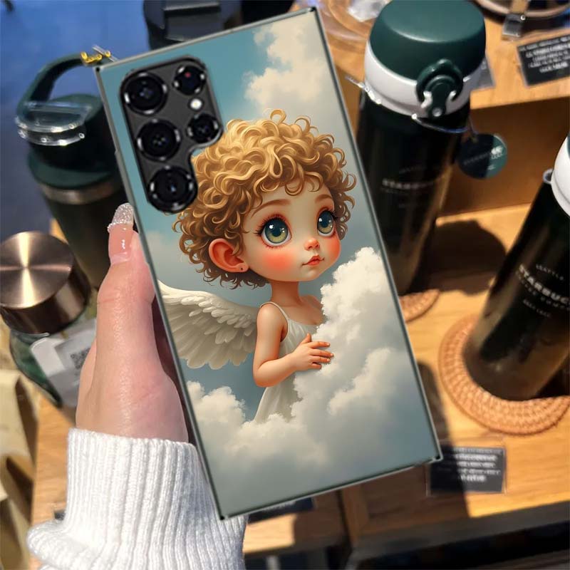 Beautiful AngelClmj Beautiful Angel Cases Phone Case for Samsung Galaxy S26 Ultra S25 Edge S24 S23 FE S21 Plus S20 S22 S10 Cover