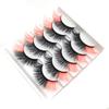 5 pairs/Tray Flexible Volume Colorful Eyelashes Long Makeup Party Lashes  Festival