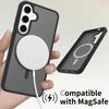 Чехол для телефона с защитой от отпечатков пальцев для Magsafe Mag Safe Samsung S26 Ultra S25 Plus S24 Fe S23 S22 A15 A16 A17 A26 A35 A36 A56 A37 A55 A57 Матовый чехол для телефона