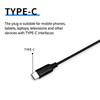 Type C TRRS Male Plug to Open End Cable Stereo to Bare Wire Line for Easy Headphones DIY Repairment Black