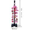 Hanging Hina Princess Daruma and Medium Size with Display Stand Dolls, Heart, (90cm Tall),
