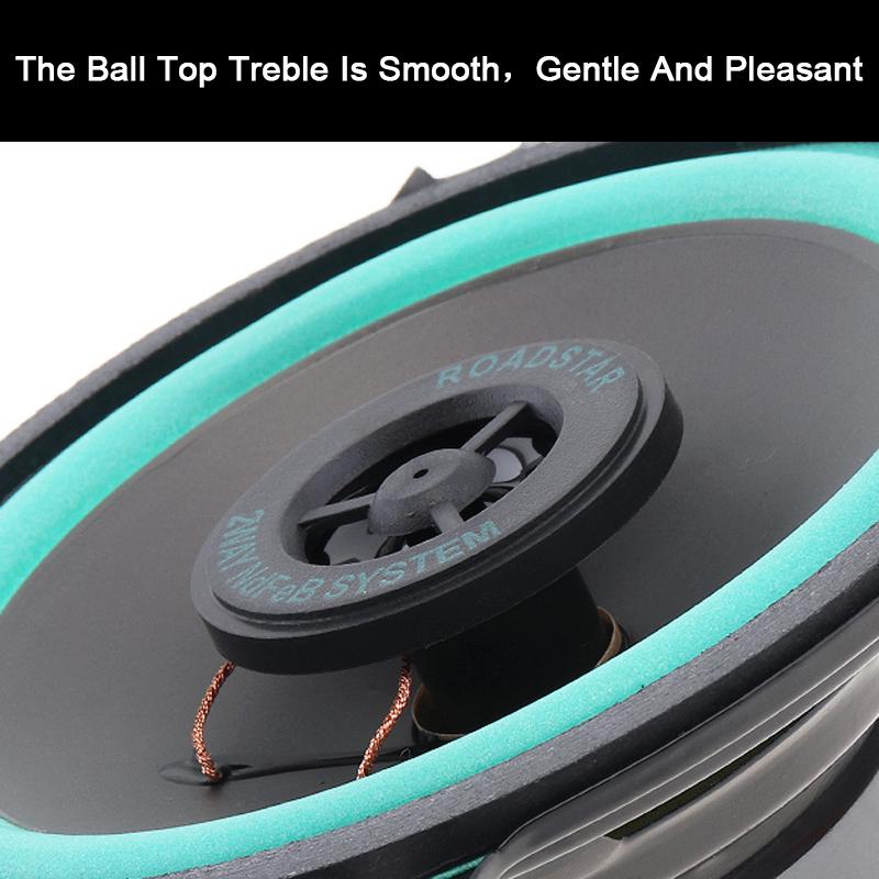 1шт-5дюймов,100w коаксиальный автомобильный динамик, полный диапазон частот