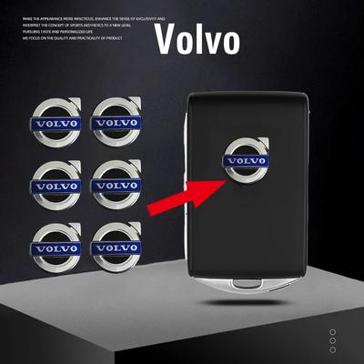 Автомобильные наклейки Volvo Специальная наклейка-эмблема на корпус ключа Для Volvo Xc60 Xc90 V40 V60 S60 V50 V90 S80 C40 XC40 V70 XC70 C30 EX90 C70