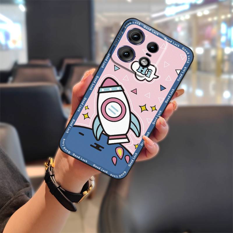 Graffiti Waterproof Phone Case For MOTO Edge50 Pro Soft case Phone Protector Anti-knock TPU Cute Protective Anti-dust
