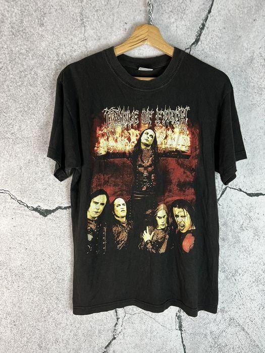 90-е Редкая Черная Унисекс Футболка Группы Cradle Of Filth Репринт KH11405 Унисекс Футболка