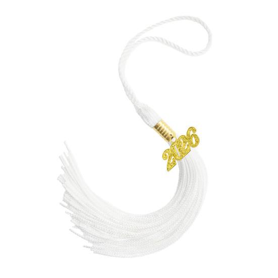 Кисточка для выпускного 2026 года 16" Кисточка для выпускной шляпы Шарм-подвески с кисточкой года 2026 для вечеринки, церемонии, аксессуары