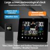 Новый домашний электронный цифровой будильник, метеостанция с отображением температуры и влажности, дата, голосовое управление, прогноз погоды