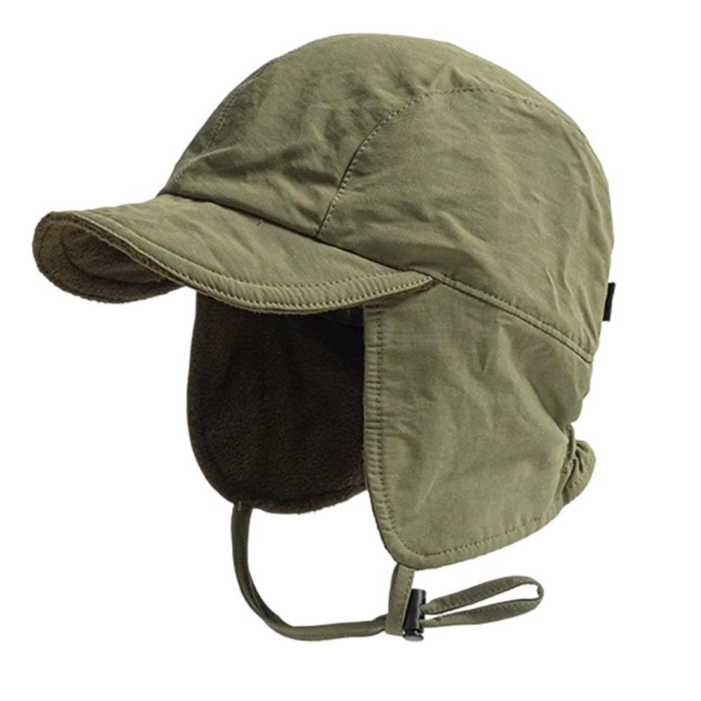 Ветрозащитная бархатная шапка-пилот однотонная зимняя шапка японская шапка-бомбер для улицы
