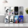 C-Comics B-Blue L-Lock-K Чехол для телефона Samsung S25,24,23,22,30,21,10,9,Ultra,Plus,Lite,FE,4,5 G Мягкий черный чехол