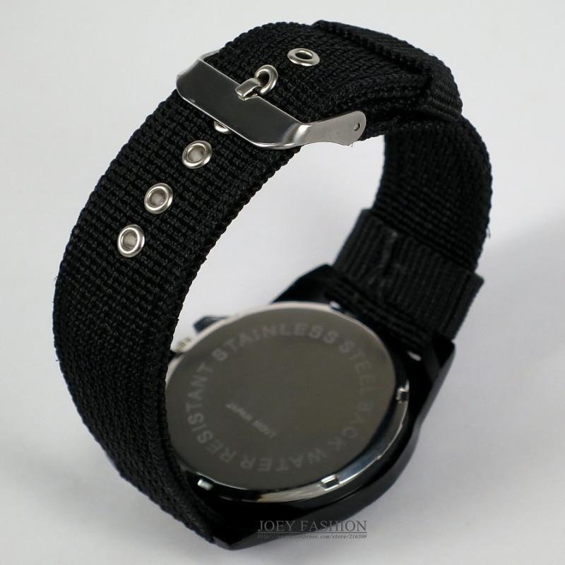 Watches Men Top Casual Military Quartz Sport Wristwatch Soft Nylon Band Male Clock Watch relogio masculino