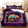 Lizard Animal Bed Three-Piece Quilt Cover 3D Digital Printing Kit