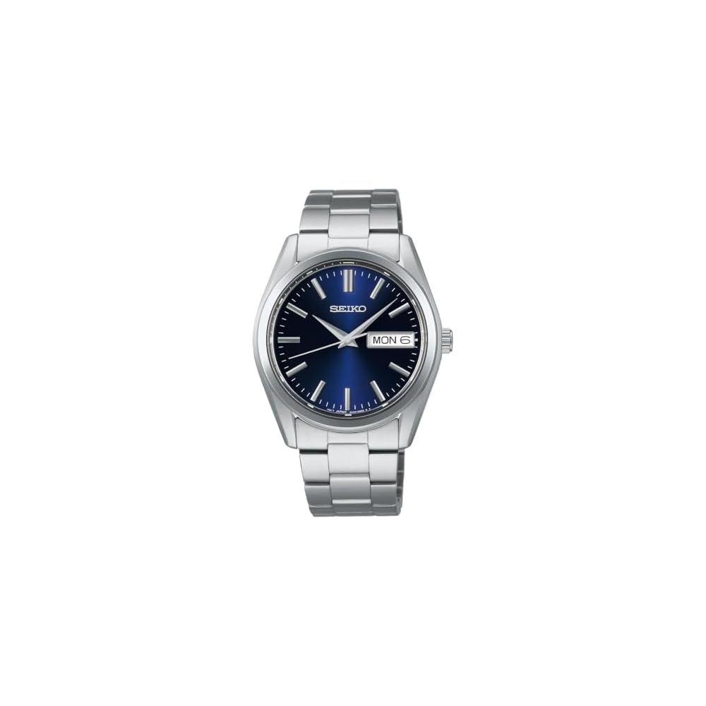 Мужские кварцевые часы Seiko Selection SBTH009 Работа от батарейки Календарь даты и дня Синий циферблат Серия S Нержавеющая сталь