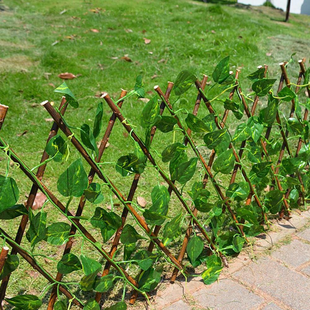 Courtyard Landscaping Telescopic Willow Expandable Fence Plant Support Garden Trellis Lattice
