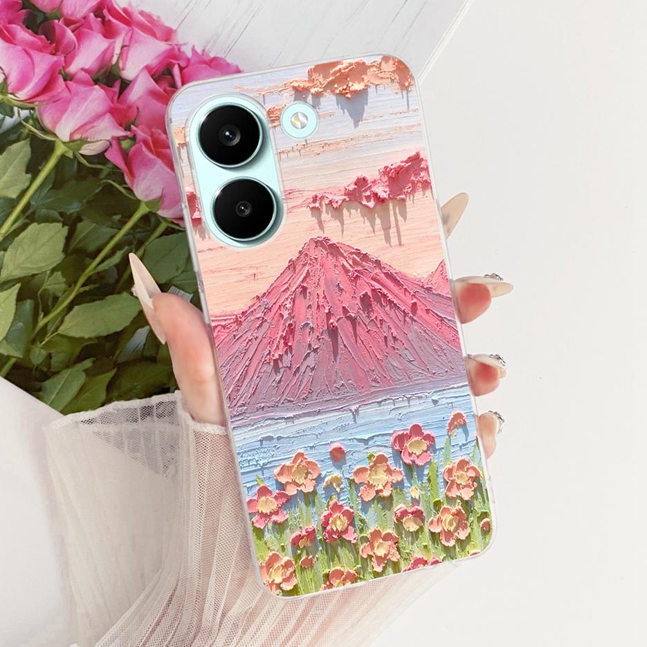 For Xiaomi Poco X8 Pro 5G Case Cute Cat Peacock Painted Cover Soft Slim Phone Case For Xiaomi Poco X8 Pro Max PocoX8 Pro 5G Bags