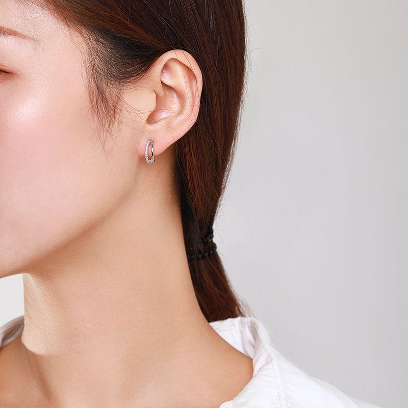 Tancise 925 Sterling Silver Zircon Earrings Drop Earrings For Women Wedding Party Gifts