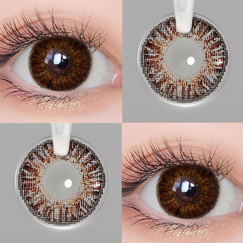 MAGISTER Мягкие гидрогелевые цветные контактные линзы без диоптрий, 1 пара+ контейнер для хранения