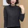 German Velvet Women's Long Sleeve Slim Fit T-Shirt - Versatile European Style for Spring & Autumn