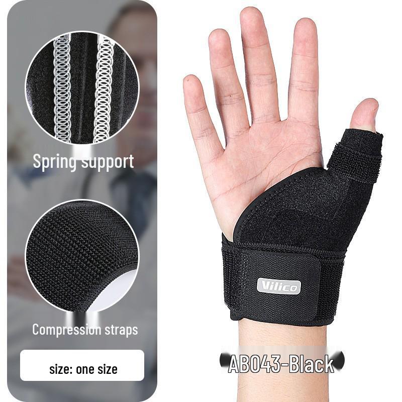 Компрессионная защита большого пальца и запястья: Напальчник для защиты при травме сухожилия