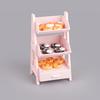 Miniature Mini Flower Stand Shelf Small Model Play House Toy Mini Simulation Scene Doll House Dessert Ornament