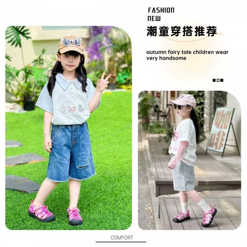 Kids Water Shoes Beach Pool Hiking Outdoor Activities Soft Sole Closed Toe Sandals Boys Girls