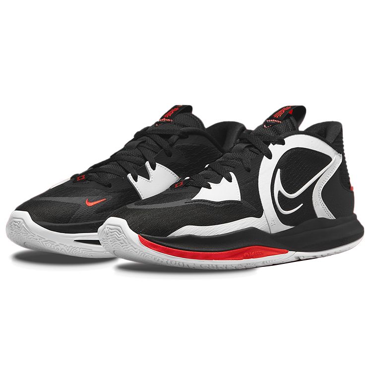 Nike Кроссовки унисекс Kyrie Low 5 Bred черные Чили-красные белые DJ6012-001
