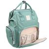 Сумка для подгузников для кормления грудью, многофункциональная, большой емкости, дорожный рюкзак для мам, озеро зеленый