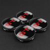 4 шт., 56/60 мм, колпаки для центральной ступицы колеса автомобиля, значок GT, эмблема, наклейка, наклейка на колесо, пылезащитные чехлы