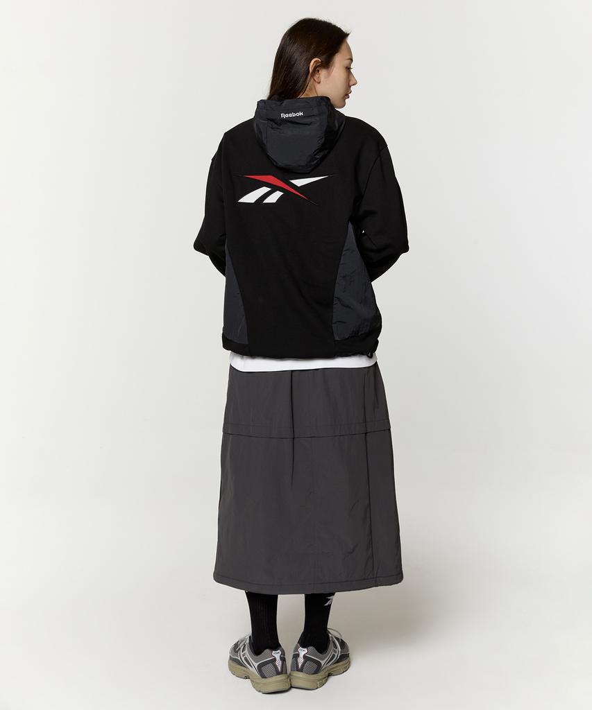 Reebok Юбка-парашют с подкладкой (W) - Древесный уголь