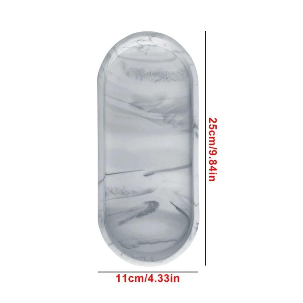 Мраморный поднос для туалетного столика, силиконовый поднос для унитаза, новый поднос для хранения на кухонной столешнице