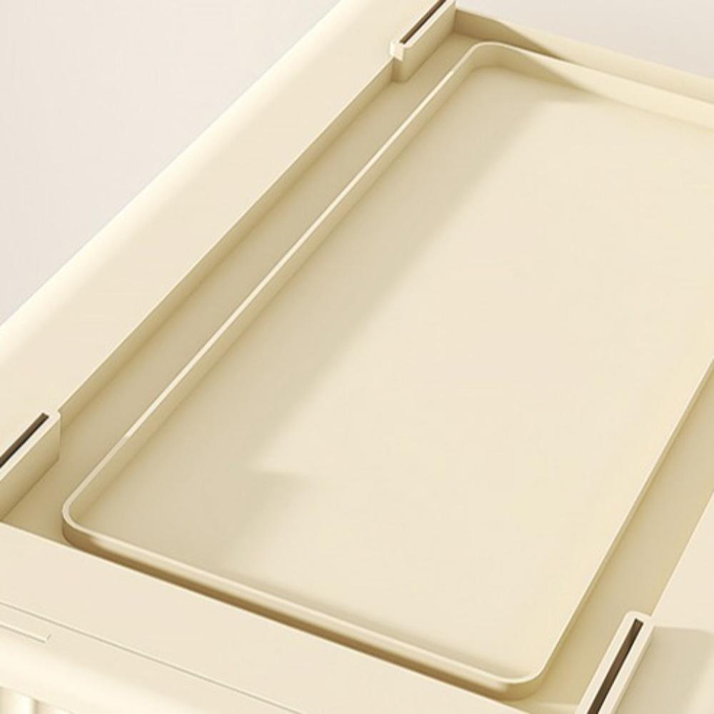 Однослойный настольный ящик для хранения, пластиковый офисный шкаф для хранения, канцелярский стол, органайзер для кухни