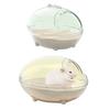 Bathing Sand Container for Hamsters Plastic Bathroom Transparent Box Bathing Toy Accessory for Hedgehogs Small Animal